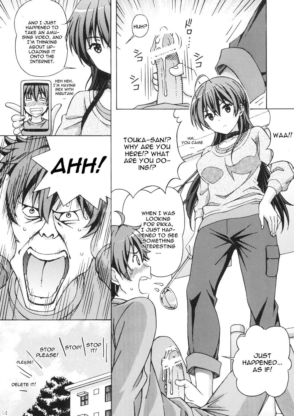 Hentai Manga Comic-Chuunibyou no Ko Tachi ni Nama Nakadashi Hamemakuri Zanmai-Read-14